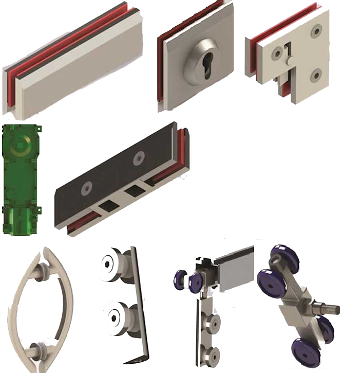 انواع یراق آلات شیشه